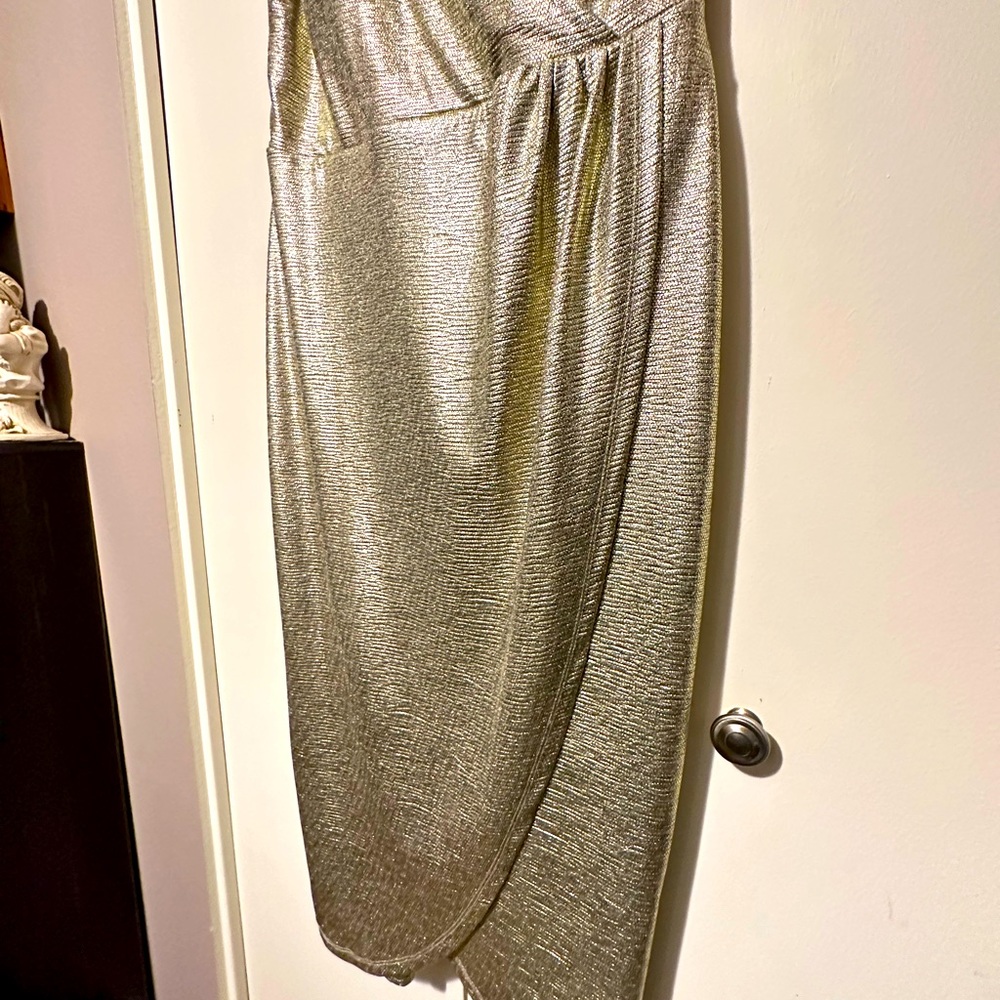 Gold Metallic Dress - Picture 3 of 5